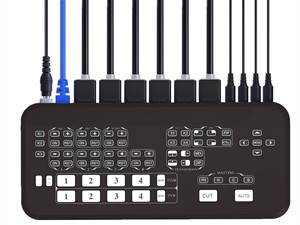 Mélangeur Vidéo de Diffusion en Temps Réel pour Streaming en Direct et Clavier de Commande Vmix et OBS - Product Image 3