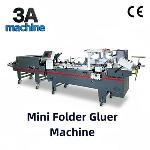 เครื่องพับและติดกาวกล่องอัตโนมัติรุ่น ZH-500 สำหรับกล่องทรงตรง เครื่องบรรจุสบู่ เครื่องติดกาวกล่องแบบครบวงจร เครื่องพับกล่อง - Product Image 1