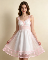 En gros, Ruban de dentelle en maille de soie de lait à double bordure de 4 cm, couleur pastel, brodé, pour robe, bandeau, artisanat DIY, luxe