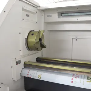 Yüksek hassasiyetli otomatik yatay düz yatak CK6163X1500 CNC torna