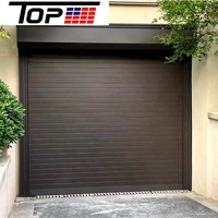 Porte à enroulement en acier robuste à commande manuelle pour applications commerciales, de stockage et de garage
