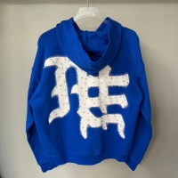 Sweat-shirts de luxe pour hommes avec strass thermocollés, imprimé lettres, à capuche zippée, style streetwear, collection Mixed Emotion