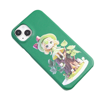 Casing ponsel kulit PU motif UV, casing penutup belakang ponsel cerdas iPhone 15 14 13 12 Pro Max