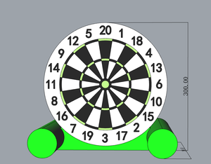 <span class=keywords><strong>Cible</strong></span> de fléchettes gonflable géante de qualité commerciale, jeu de fléchettes de football, en promotion, haute qualité et bon prix - Product Image 1