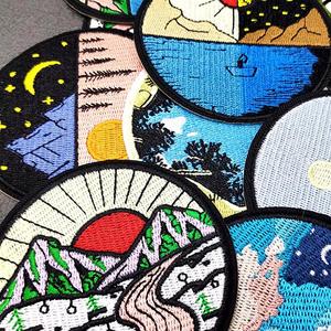Hot Selling Designer Design Your Own Graphic <b>Sew</b> Embroidered <b>Patch</b> for Clothing Applique Custom Logo Embroidery <b>Patches</b> Iron <b>on</b> - Product Image 3