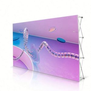 Custom Aluminum A-<b>Frame</b> Pop-Up Display Backdrop with Lightweight Durable Structure for Trade Shows-Portable Advertising Banner - Product Image 1