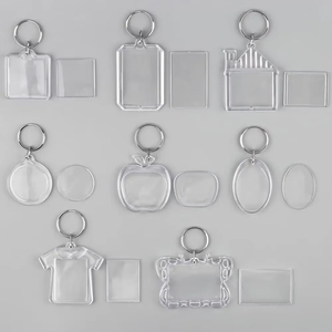 سلسلة مفاتيح أكريليك مخصصة الشكل مع صورة، هدية يدوية الصنع، قلادة، إطار صور أكريليك شفاف، سلسلة مفاتيح عصرية - Product Image 2