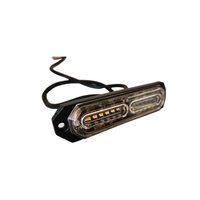 Feux stroboscopiques ultra-minces à 12 LED pour montage en surface, pour camion, voiture, véhicule, mini-feu de calandre LED, balise d'urgence