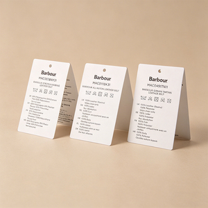 Etiquetas Colgantes Personalizadas, Ecológicas, de Papel Reciclado, Etiquetas <span class=keywords><strong>para</strong></span> Ropa, Etiquetas <span class=keywords><strong>para</strong></span> Prendas - Product Image 1