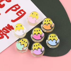 Acrílico dibujos animados Animal estrella corazón DIY lazos para el cabello teléfono móvil cadena joyería cuentas sueltas - Product Image 5