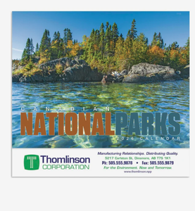 Calendarios Personalizados 2027 <span class=keywords><strong>de</strong></span> los Parques Nacionales Canadienses, Encuadernados con Grapa, Regalo Promocional con Logotipo Personalizado, Venta al Por Mayor Premium - Product Image 4