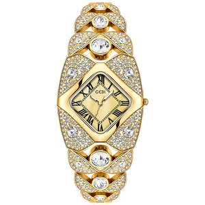 Reloj GEDI 52109 para Mujer, Reloj de Pulsera de Lujo con Diamantes, Elegante Regalo Femenino, Esfera Cuadrada Minimalista para Mujer, Relojes de Cuarzo - Product Image 4