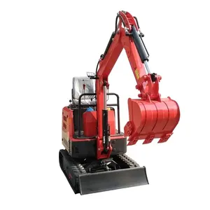 Mini escavatore benna inclinabile 800 Kg 1 tonnellata Mini escavatore cingolato coclea di terra Post Hole Digger