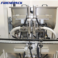 Machine de remplissage de liquides industrielle automatique multi-embouts, remplisseuse de bouteilles haute précision avec PLC pour liquides cosmétiques, sauces et huiles comestibles