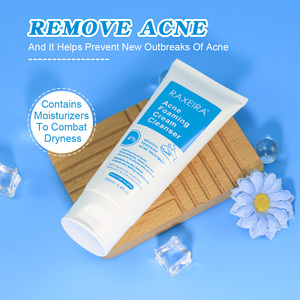 Logo personnalisé 4% peroxyde de Benzowll crème nettoyante pour l'acné niacinamide visage acné <span class=keywords><strong>nettoyant</strong></span> pour le visage fournisseur en gros mousse <span class=keywords><strong>nettoyant</strong></span> pour le visage - Product Image 4