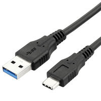 Cable USB 3,0 macho a tipo C de 5Gbps y 10Gbps de velocidad superior 20276 para computadora móvil