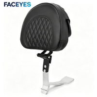 Nouveau dossier de conducteur noir FACEYES style petite grille pour Can-Am Spyder RT 2008-2017 – Remplacement de dossier modifié pour moto