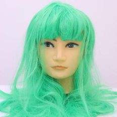 Articoli lunghi verdi per parrucche - Product Image 1