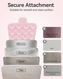 Biểu tượng tùy chỉnh mạnh mẽ Grip điện thoại chủ Double Sided Silicone hút điện thoại trường hợp núi chống trượt tay-miễn phí điện thoại di động Grip đứng - Product Image 4