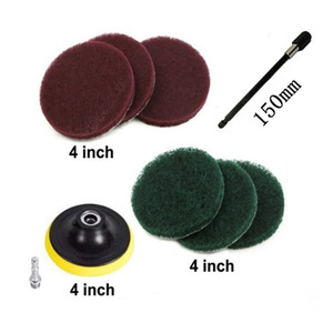 Tampons à récurer <span class=keywords><strong>pour</strong></span> épurateur de 5 pouces <span class=keywords><strong>Perceuse</strong></span> <span class=keywords><strong>Disque</strong></span> de récurage Cerceau et boucle <span class=keywords><strong>Disque</strong></span> de conditionnement de surface <span class=keywords><strong>pour</strong></span> <span class=keywords><strong>perceuse</strong></span> électrique Mental et <span class=keywords><strong>bois</strong></span> - Product Image 3