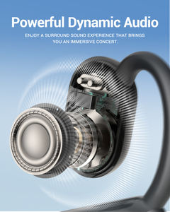 Casque de sport <span class=keywords><strong>sans</strong></span> <span class=keywords><strong>fil</strong></span> de bonne qualité Lecteur moyen portable Téléphone portable Écouteurs à oreille ouverte - Product Image 4