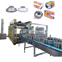 Ligne de production automatique de canettes métalliques en aérosol