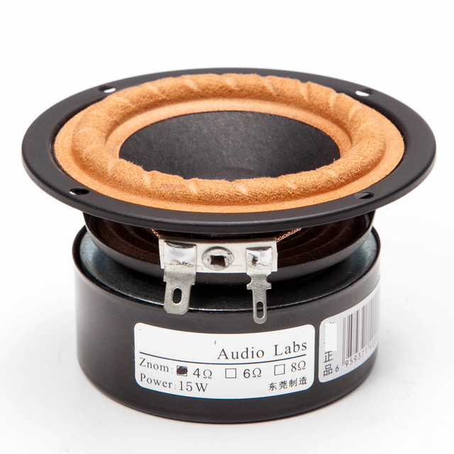 Samtronic Audio Labs 3" HiFi Rank Full Range Frequency Speakers 3 Inch 4ohm 8 Ohm Tweeter Driver Unit Medium Bass Set DIY