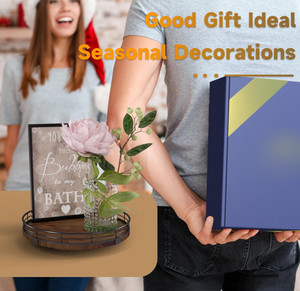 Trang Trại Gỗ Sồi 9 "Lười Biếng <span class=keywords><strong>Susan</strong></span> Bàn Xoay Tổ Chức Vòng Bằng Gỗ Lười Biếng <span class=keywords><strong>Susan</strong></span> Tổ Chức Và Lưu Trữ Xoay Khay Lười Biếng <span class=keywords><strong>Susan</strong></span> - Product Image 6