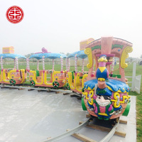 Attractions de terrain de jeux pour enfants : Mini-train électrique, manège de fête foraine, train électrique sur rail pour jardin d'enfants pour Noël