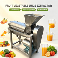 Voedselveilige spiraalvormige sapcentrifuge, machine voor het persen van vers fruit en groenten voor verwerkingsbedrijven