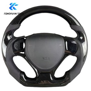 พวงมาลัยแอลแคนทาราแอลอีดีคาร์บอนไฟเบอร์ฟอร์จสำหรับฮอนด้า CRV ชีวิตพอดีกับ GK5หยก9th เจน <span class=keywords><strong>Civic</strong></span> <span class=keywords><strong>Si</strong></span> Type R Fk7 <span class=keywords><strong>2013</strong></span>-2018 - Product Image 2