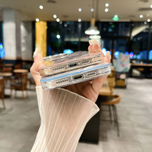 Funda de teléfono de lujo para Iphone 16 15 14 13 12 11Plus Pro Max Water Ripple Flash Lens Ins Style Anti-Fingerprint Sjk557 Laudtec - Product Image 5