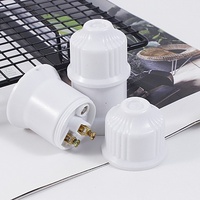 Douille de lampe en plastique épaissie 27 mm E27 à vis, support de suspension pour éclairage domestique, écologique et économe en énergie
