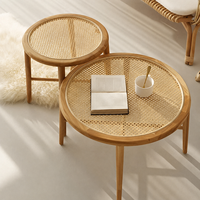 Panneau décoratif en PMMA imitation rotin tressé en bambou acrylique, découpé sur mesure pour portes d'armoires, meubles et cloisons intérieures