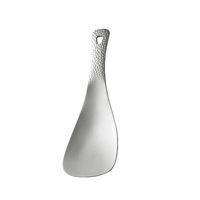 TA1 Louche à riz et cuillère à soupe en titane pur, manche martelé, trou de suspension, ustensile de cuisine léger pour la maison et le camping