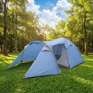 Tente dôme de <span class=keywords><strong>camping</strong></span> portable HOSA Outdoor Venice, imperméable, avec véranda et sac de transport, pour 2 à 6 personnes, quatre saisons, vente chaude, personnalisable - Product Image 1