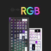 Clavier mécanique AKKO Mineral 02 OEM, format compact 1800, démontage rapide, batterie 8000 mAh, rétroéclairage RGB, taux de polling 1000 Hz, pour le gaming