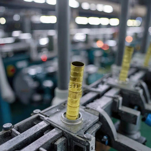 Efficient 2-Way Water Tube <b>Connector</b> <b>Quick</b> Fitting ANSI Standard BSPP/BSPT/NPT Threads Pagoda Premium Parts Solution Yellow ISO - Product Image 3