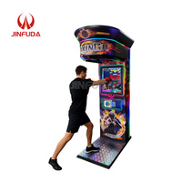 Nouveau design Jeu de rue Amusement Ultimate Big Punch Power Jeu de poinçonnage électronique à jetons Hit Arcade Boxer Machine de boxe