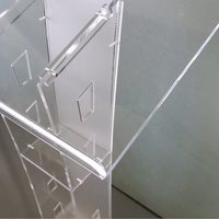 Lanterne Led transparente en acrylique, 30g, plate-forme en acrylique, idéale pour l'école