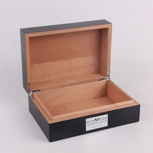 Caja de Madera de Cedro Grabada con Láser Hecha a Mano por Edream, con Forro Extraíble, Logotipo Personalizado, Forma Personalizable, para Regalo, Artesanía, Almacenamiento de Cigarros - Product Image 4