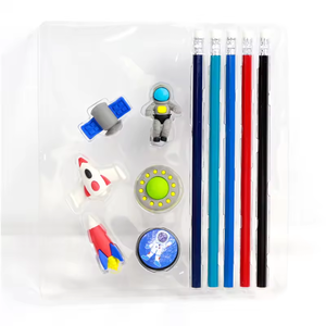 Bộ văn phòng phẩm khủng long nàng tiên cá <span class=keywords><strong>d</strong></span>ành cho trẻ em, quà tặng Giáng sinh, quà tặng trường học, bán buôn, bộ văn phòng phẩm chuẩn bị năm học mới - Product Image 6