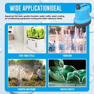 6W-100W Dompelpomp 3 In 1 Waterpomp Tuin <span class=keywords><strong>Aquarium</strong></span> Pomp Fontein Rotstuin <span class=keywords><strong>Aquarium</strong></span> Bodem Zuigpompen - Product Image 6