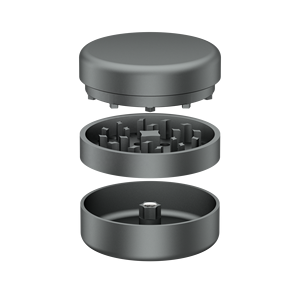 Vente chaude broyeur d'herbes nouveau Design 2024 63MM 3 pièces en gros fumer personnalisé aluminium métal manuel épices et broyeur d'herbes séchées - Product Image 5