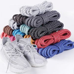 Olian Custom 4.5mm de large 0.5-1.8m de longueur Multi Couleurs 3/M Lacets ronds réfléchissants pour Sneaker Chaussures décontractées - Product Image 5