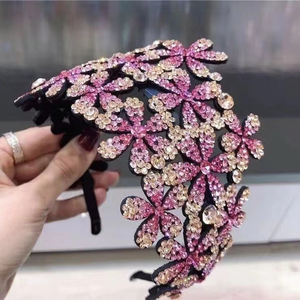 Diadema de Flores Exquisita de Diseño de Nicho Popular 2026, Estilo Lujo Ligero, Diademas para Mujer, Joyería de Moda al por Mayor - Product Image 1