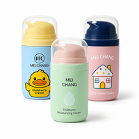 Flacon Airless Premium 50ml 100ml Sans BPA, Anti-fuite, Emballage Cosmétique en PP, Contenant Sûr pour Produits de Soins pour Bébés et Nourrissons
