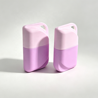 Bouteille en plastique souple de 50 ml avec trou de suspension, conteneur portable vide pour liquides cosmétiques