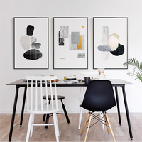 Tuval Sanat Posterleri Geometrik Dekor Boyama Baskı İskandinav Minimalist Modern Duvar sanat resmi Boho Soyut Yağlıboya Dijital Baskı