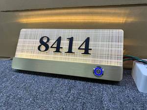 Plaques de porte en laiton métallique modernes, durables et personnalisées <span class=keywords><strong>pour</strong></span> monuments funéraires - Product Image 3